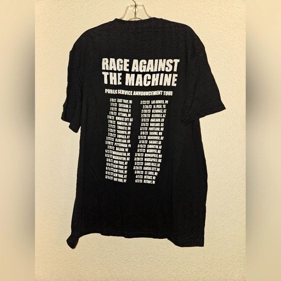 Official RAGE AGAINST THE MACHINE Tour R.A.T.M. T-Shirt Men (XL) DARE - Picture 2 of 3